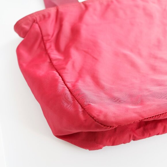 Authentic Preowned Prada Red Nylon Tote Bag - Picture 8 of 14